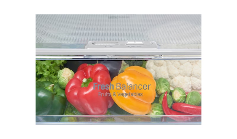 LG Ny  kombinerad Kyl/Frys med Total No Frost, 201cm (nettovolym 343 liter), GBB60NSFFB